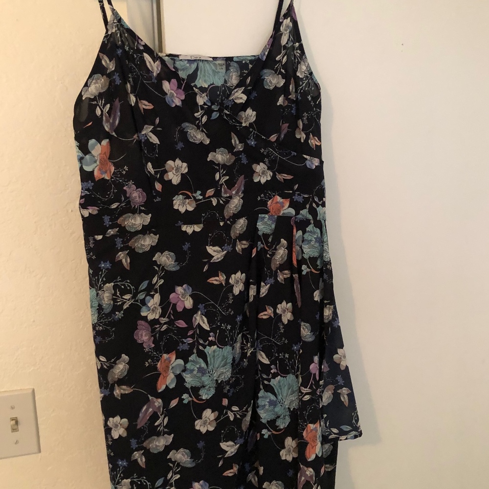Dex Floral Print Wrap Dress